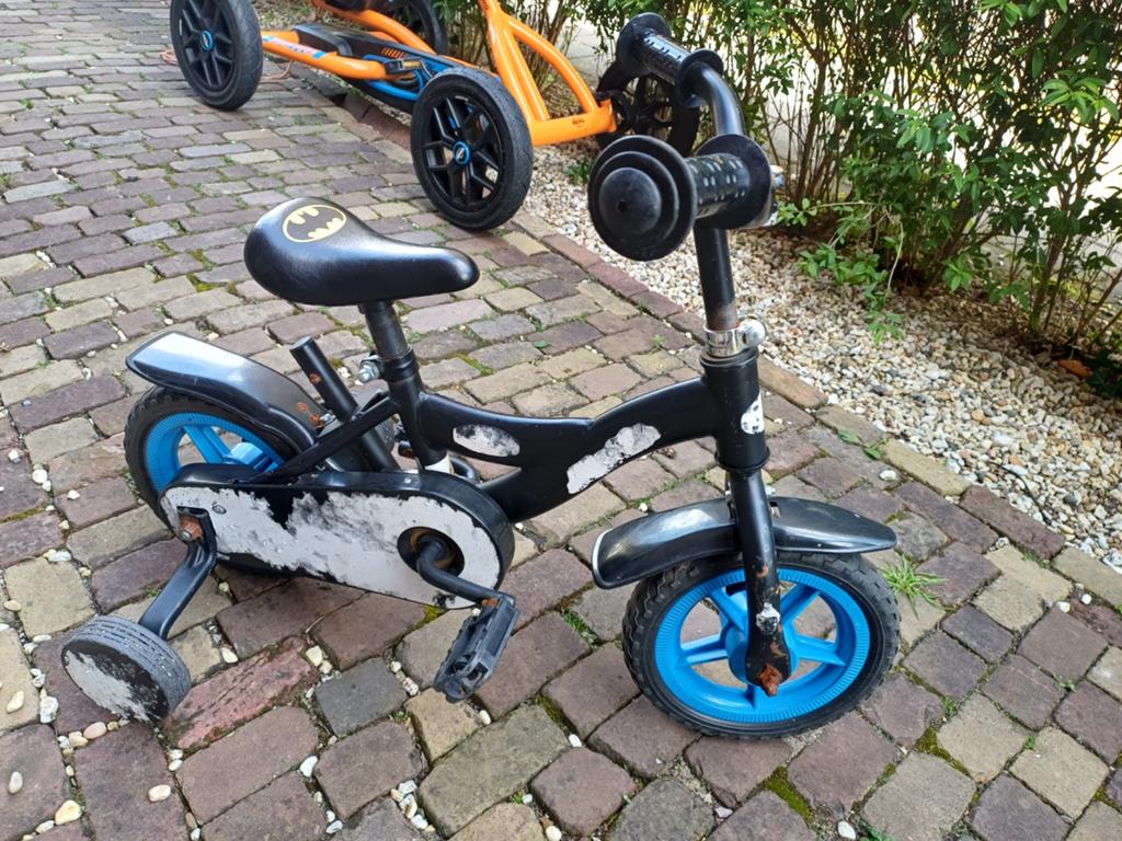 Kinderfiets Batman met zijwieltjes, Fietsen en Brommers, Ophalen