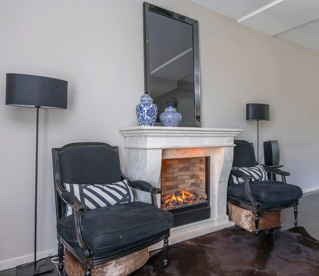Luxe smoke spiegel (donkergrijs) met facet rand hotel chic, Huis en Inrichting, Woonaccessoires | Spiegels, Zo goed als nieuw
