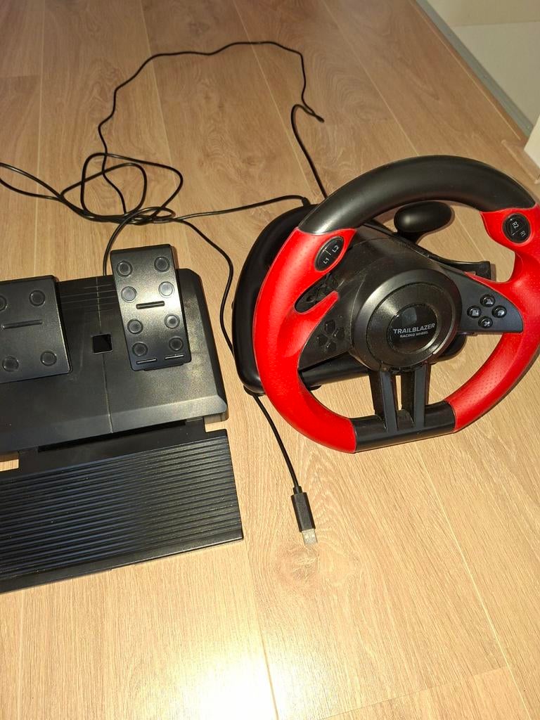 Speedlink Trailblazer Racing Wheel met Pedalen, Gebruikt, 1 speler, Racen en Vliegen, Eén computer