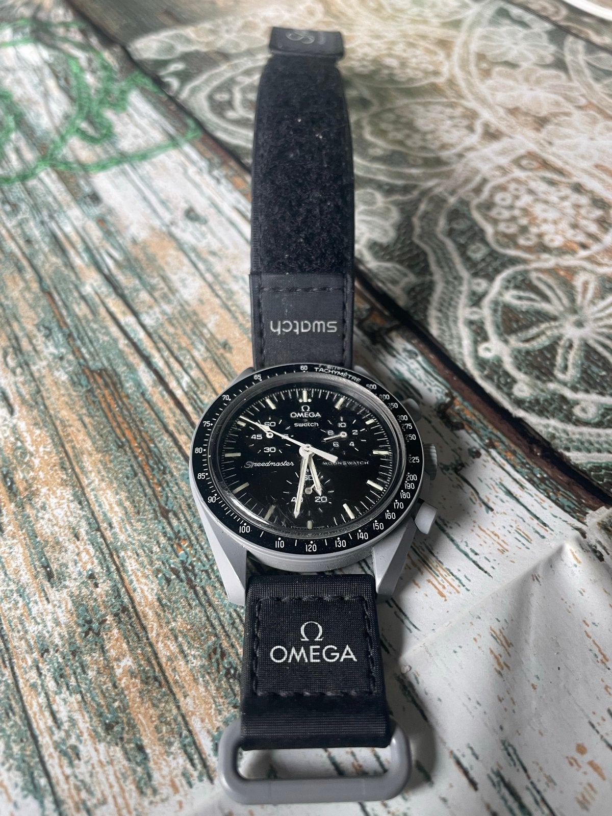Omega x Swatch Speedmaster MoonSwatch Mission to the Moon, Overige merken, Kunststof, Polshorloge, Overige materialen