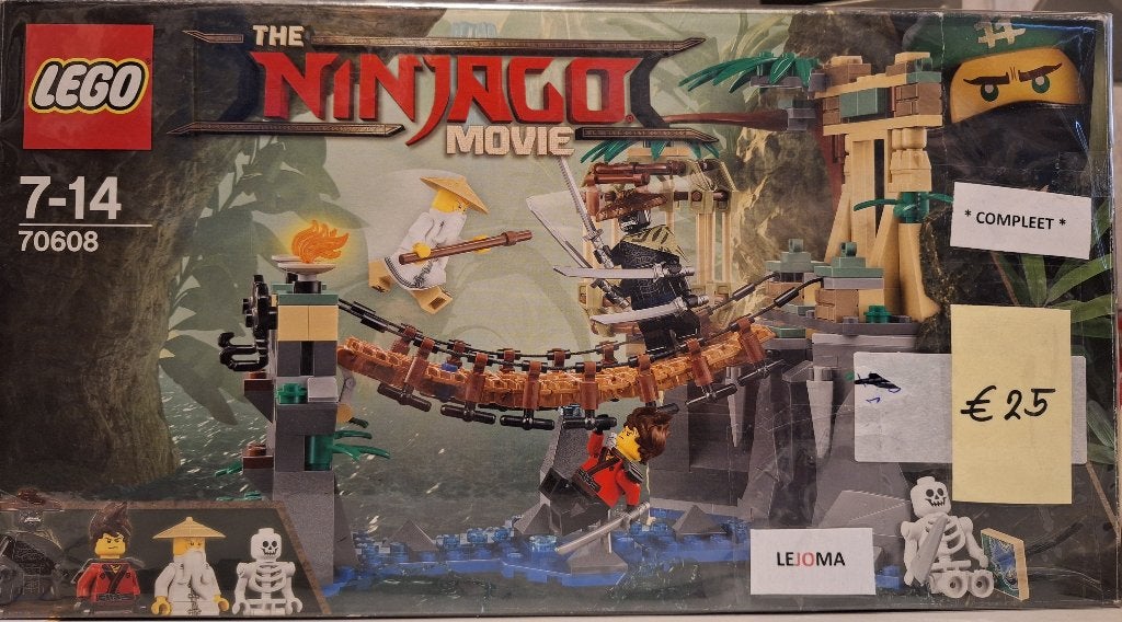 LEGO Ninjago 70608 Meester watervallen (MET doos), Kinderen en Baby's, Lego, Ophalen of Verzenden, Zo goed als nieuw, Compleet