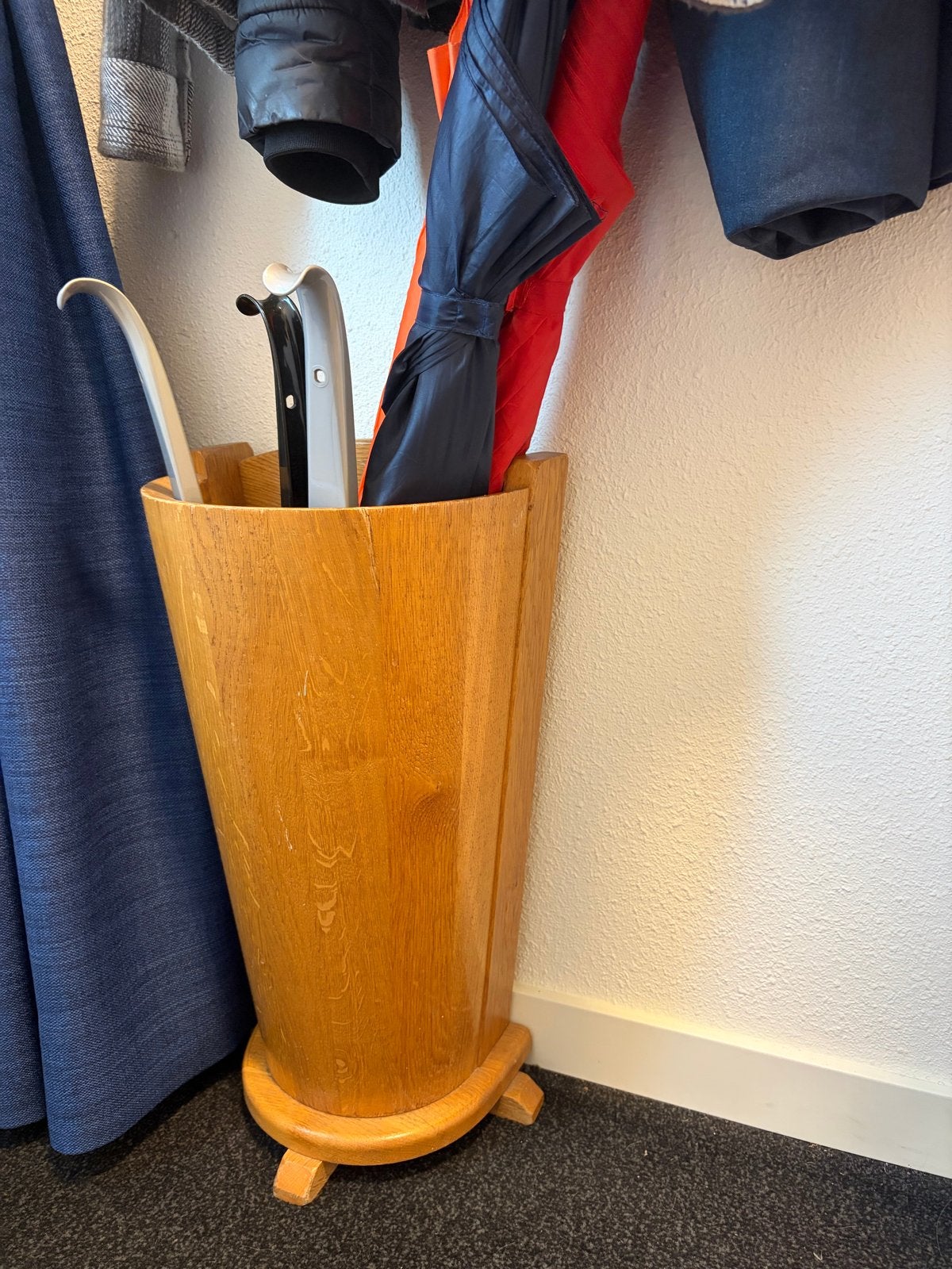 Houten paraplubak, Ophalen, Gebruikt, Hout