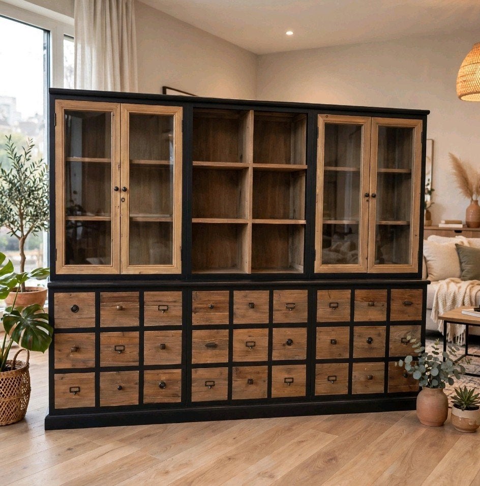 Unieke Apothekerskast - Landelijk/Industrieel, Ophalen of Verzenden