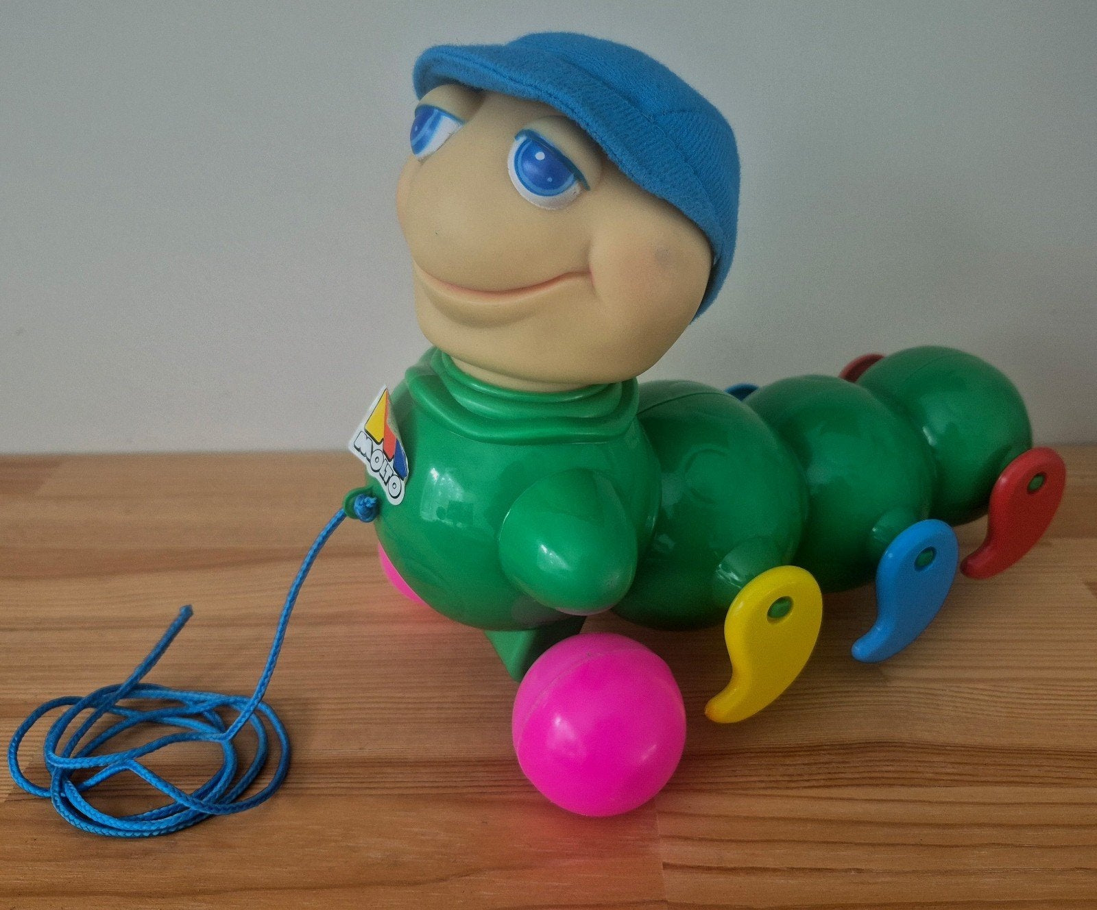 Molto Rups Trekfiguur met Wieltjes - Vintage Speelgoed, Ophalen of Verzenden, Zo goed als nieuw
