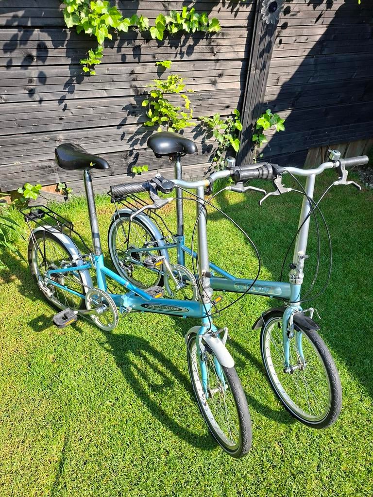 SET PRACHTIGE VOUWFIETSEN 20 INCH 6 VERSNELLINGEN, Overige merken, 20 inch of meer, Gebruikt, Velgrem