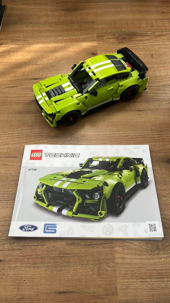 Lego Technic Ford Mustang, Lego, Ophalen of Verzenden, Zo goed als nieuw, Complete set
