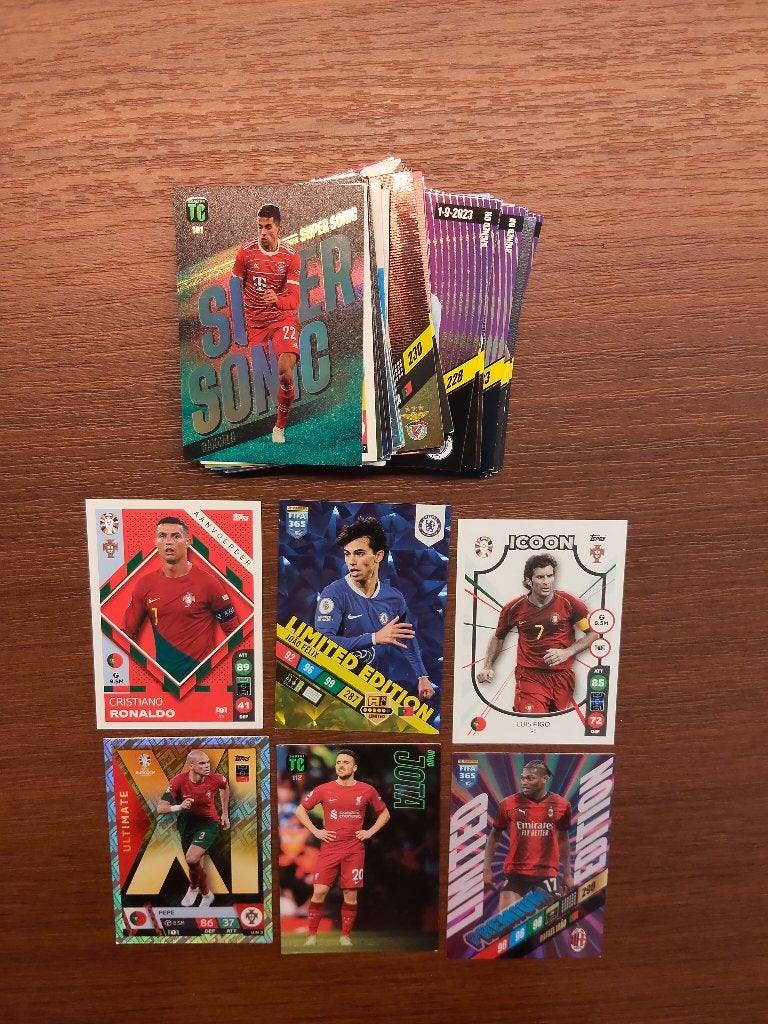Verzameling van circa 126 voetbalkaartjes, Ophalen of Verzenden, Zo goed als nieuw, Meerdere plaatjes