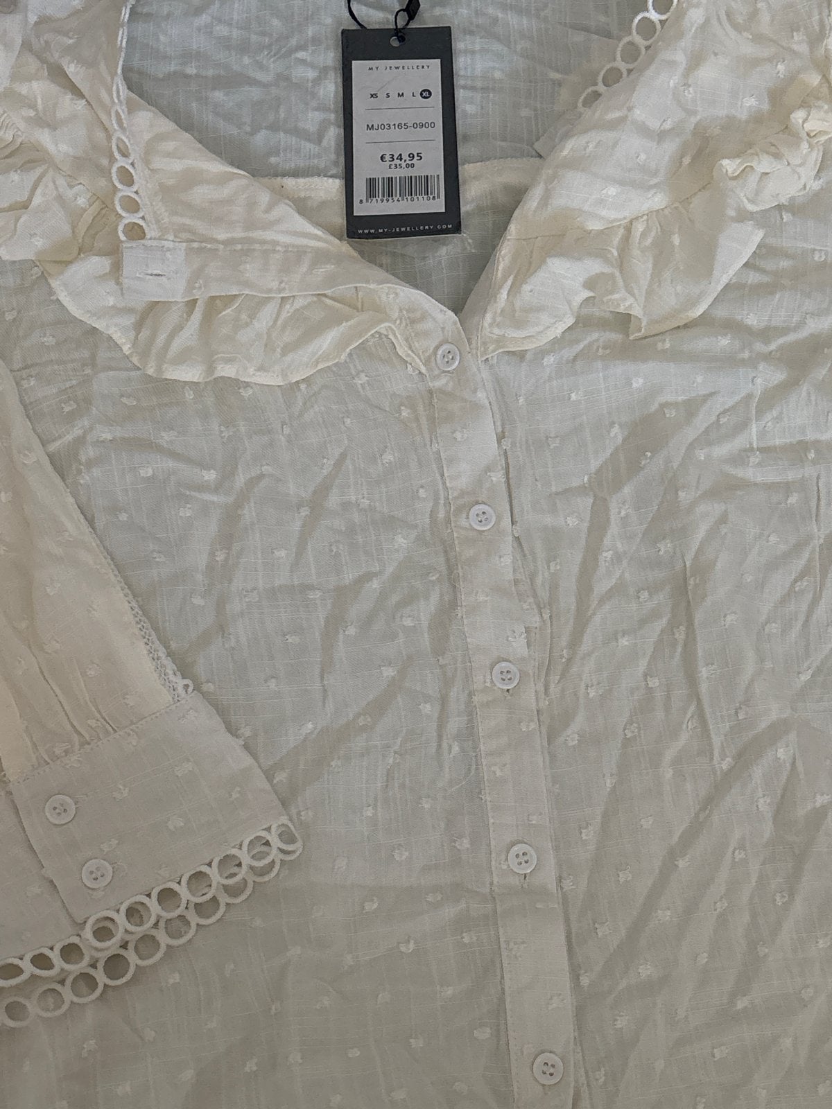 My Jewellery blousje - Snel weg, bieden vanaf elke prijs!, Verzenden, Zo goed als nieuw, Maat 46/48 (XL) of groter, Wit