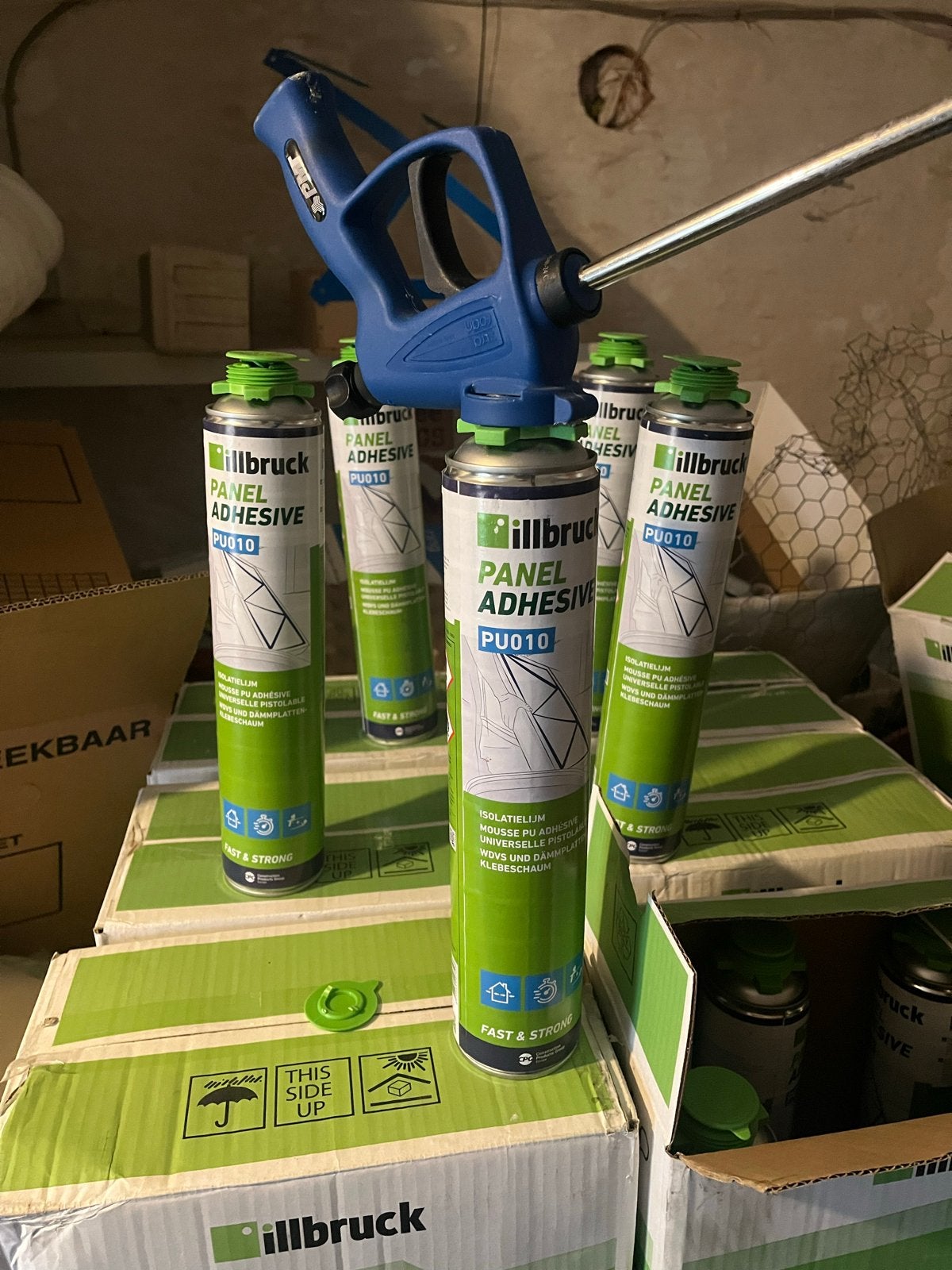 Illbruck Panel Adhesive PU010 isolatielijm, Overige materialen, Nieuw, Minder dan 5 m², Vloerisolatie