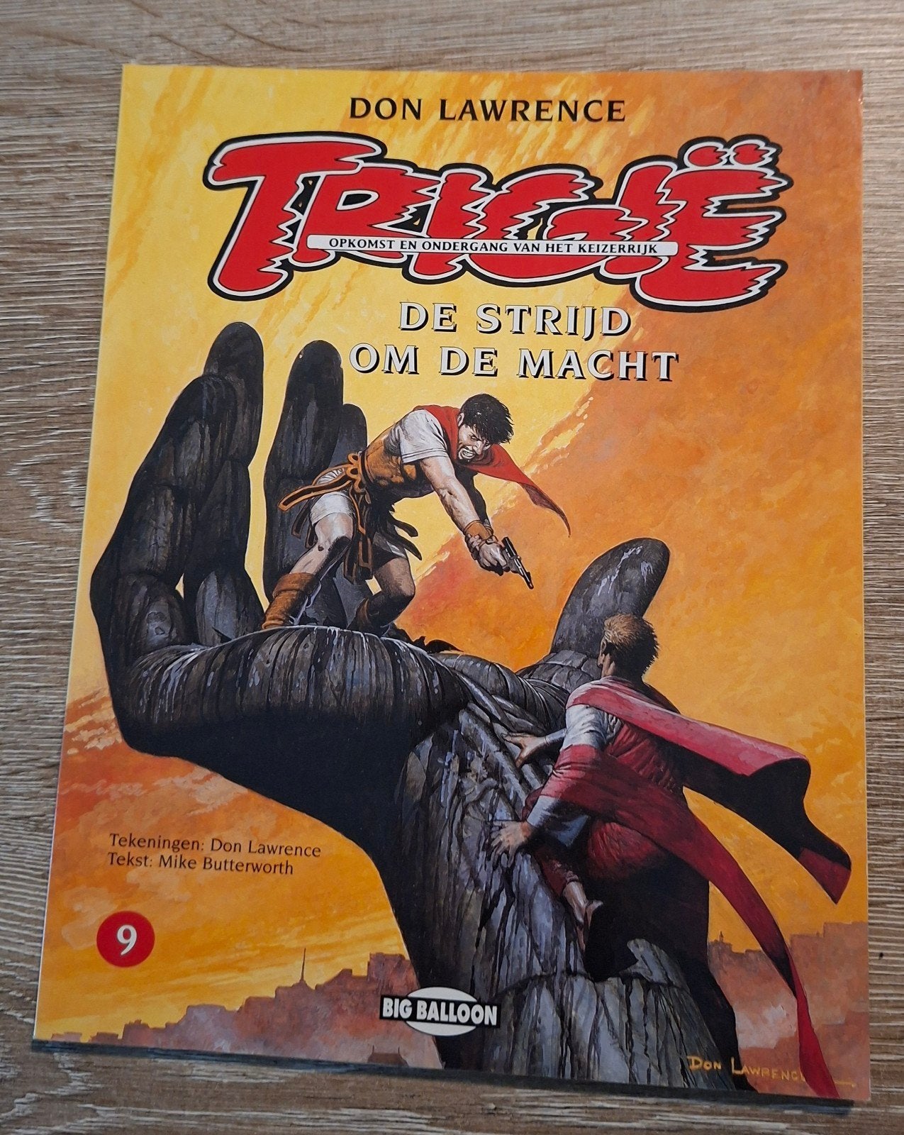 Trigie nr 9, Eén stripboek, Ophalen of Verzenden, Zo goed als nieuw, Don Lawrence