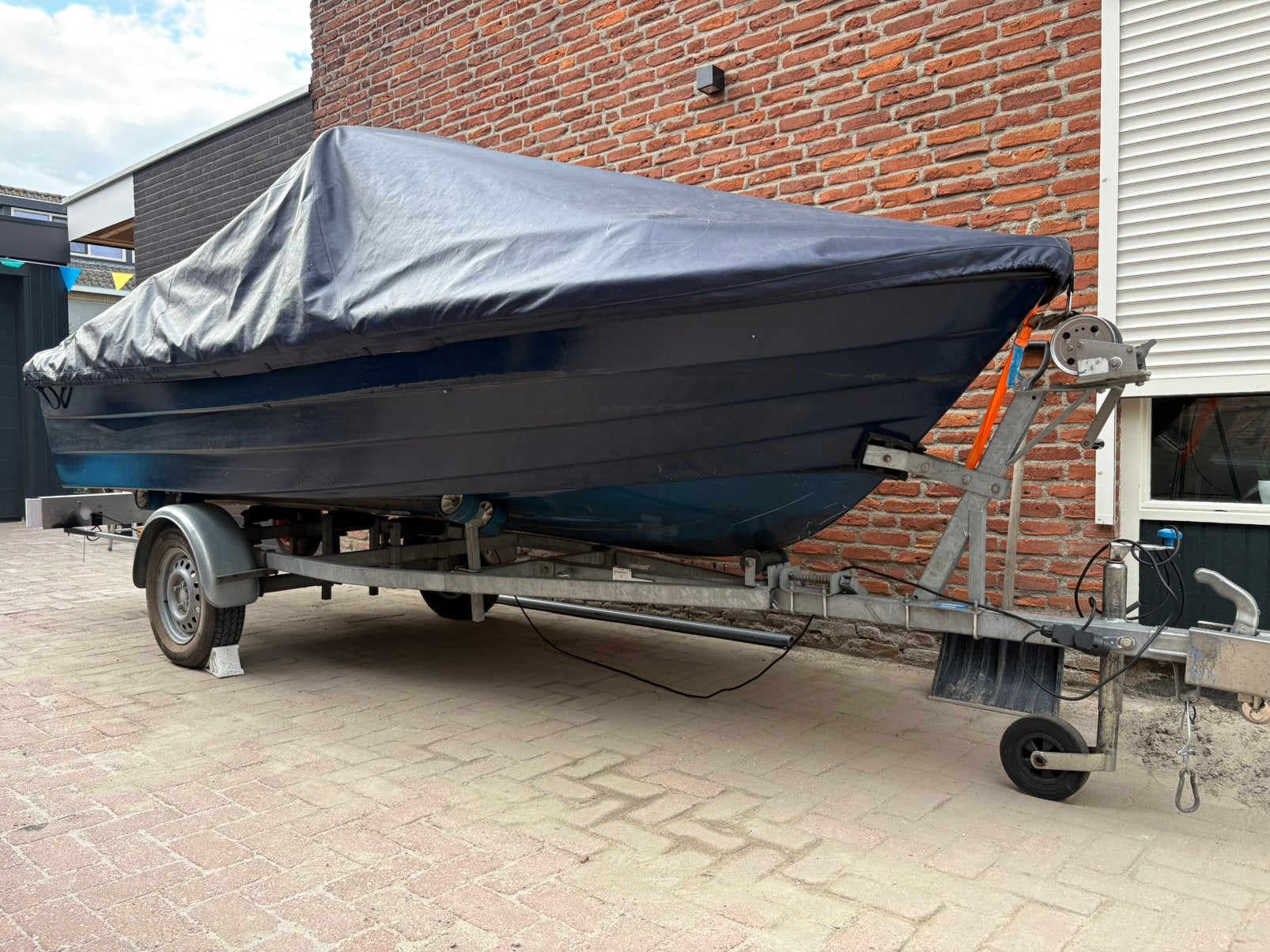 Wizard Sloep 420 15pk, Ophalen, Zo goed als nieuw, Minder dan 70 pk, Elektrische start