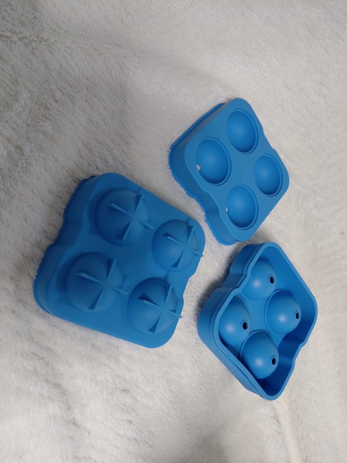 Relaxdays Siliconen IJsblokjesvorm - 12,5x12,5x5 cm, Huis en Inrichting, Nieuw, Ophalen of Verzenden, Overige merken, Rubber/elastomeren