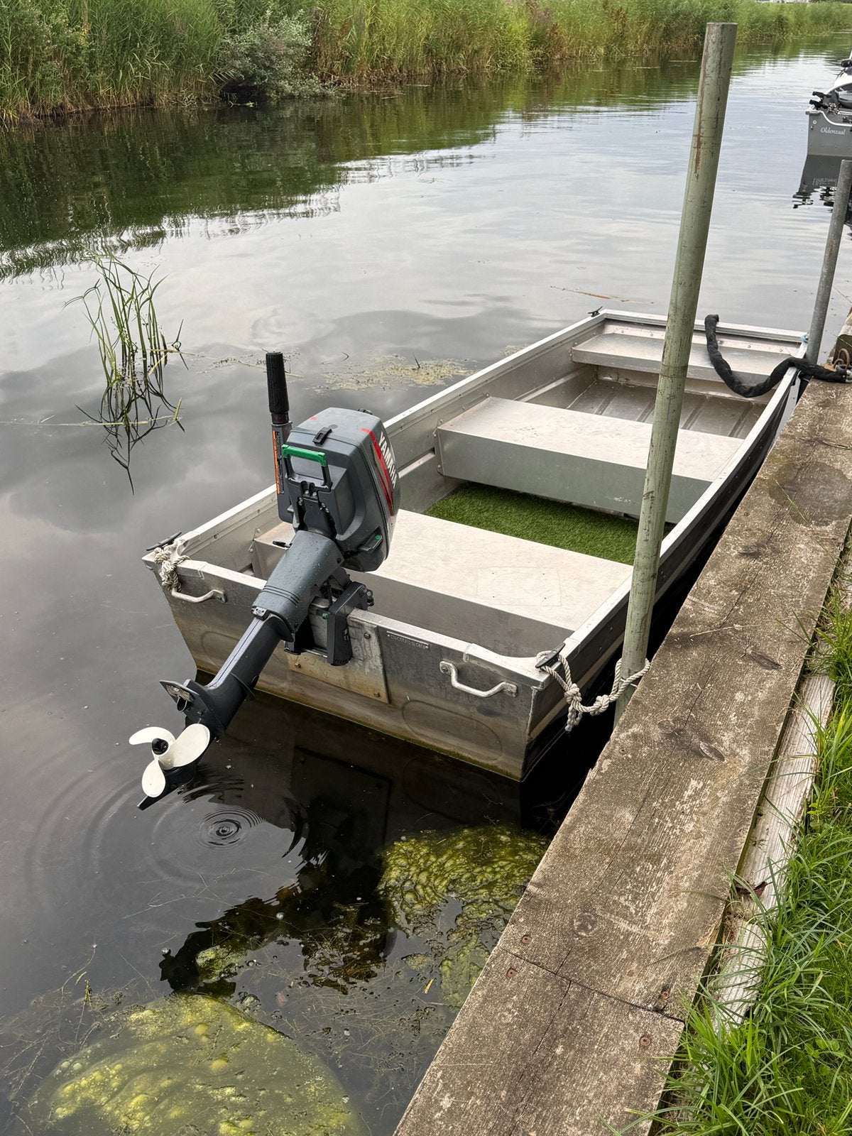 platbodem, Ophalen of Verzenden, Gebruikt, Buitenboordmotor