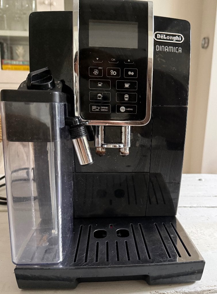 DeLonghi Dinamica koffiemachine, Afneembaar waterreservoir, Gebruikt, 10 kopjes of meer, Koffiemachine