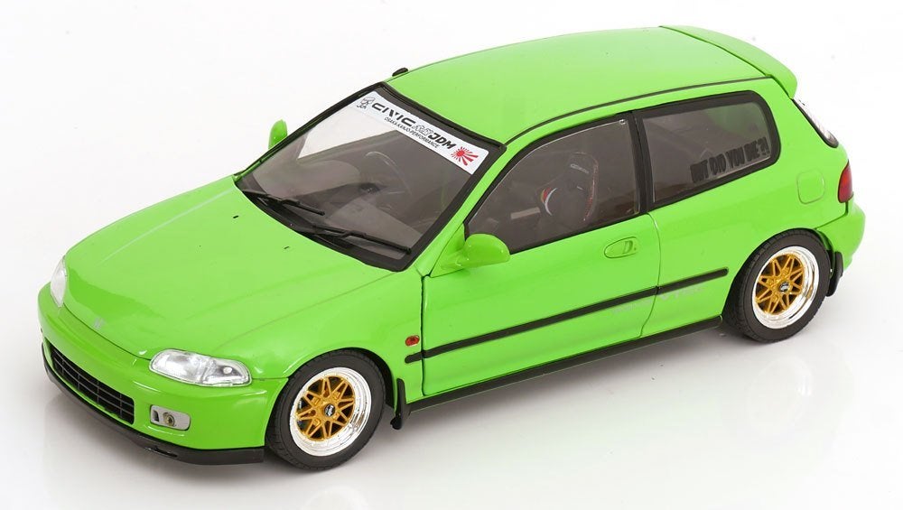 Honda Civic EG6 1991 "JDM" Lichtgroen 1-18 Solido, Solido, Tschuiten@hotmail.com, Auto, Solido
