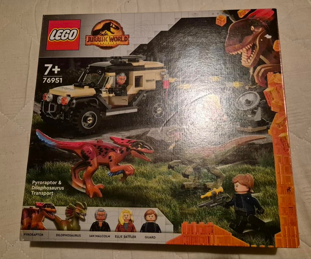 LEGO Jurassic World 76951 Pyroraptor & Dilophosaurus, Ophalen of Verzenden, Nieuw