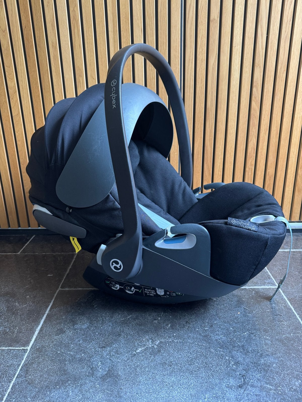 Cybex Cloud T I-Size Plus Autostoel - Deep Black, Kinderen en Baby's, Overige merken, Slaapstand, Ophalen of Verzenden, Zo goed als nieuw