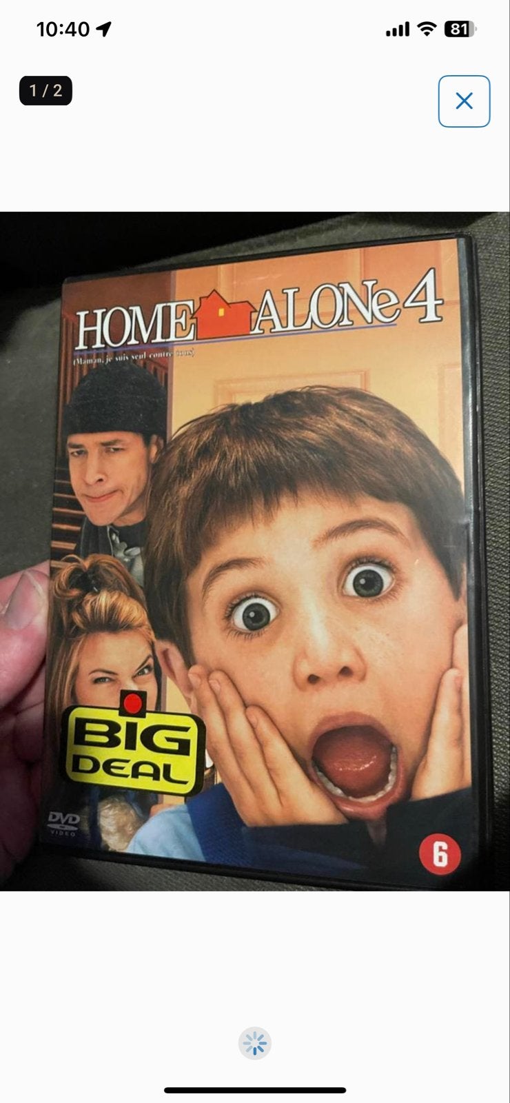 Home Alone 4 DVD - Zo goed als nieuw, Cd's en Dvd's, Dvd's | Overige Dvd's, Nederlands, Zo goed als nieuw, Vanaf 6 jaar, Inclusief doosje