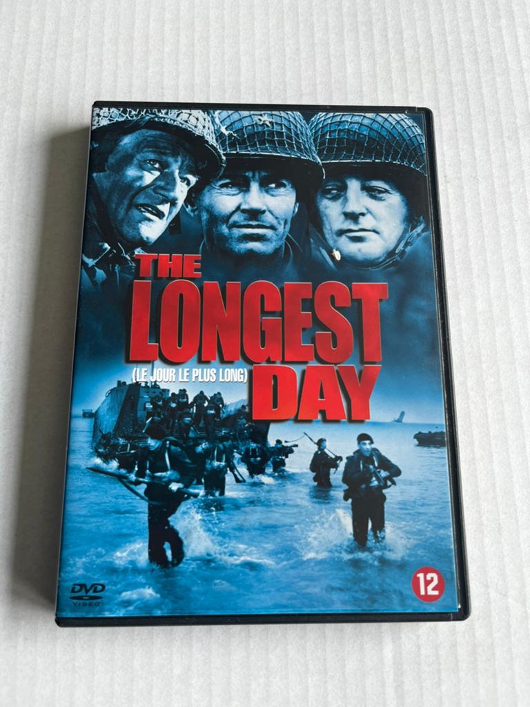 The Longest Day DVD, Cd's en Dvd's, Dvd's | Actie, Gebruikt, Oorlog, Vanaf 12 jaar, Ophalen of Verzenden
