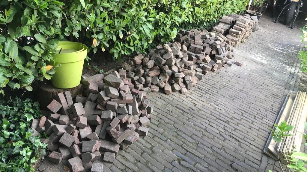 Waaltjes, verschillende partijtjes, Overige materialen, Gebruikt, Bruin, Overige typen