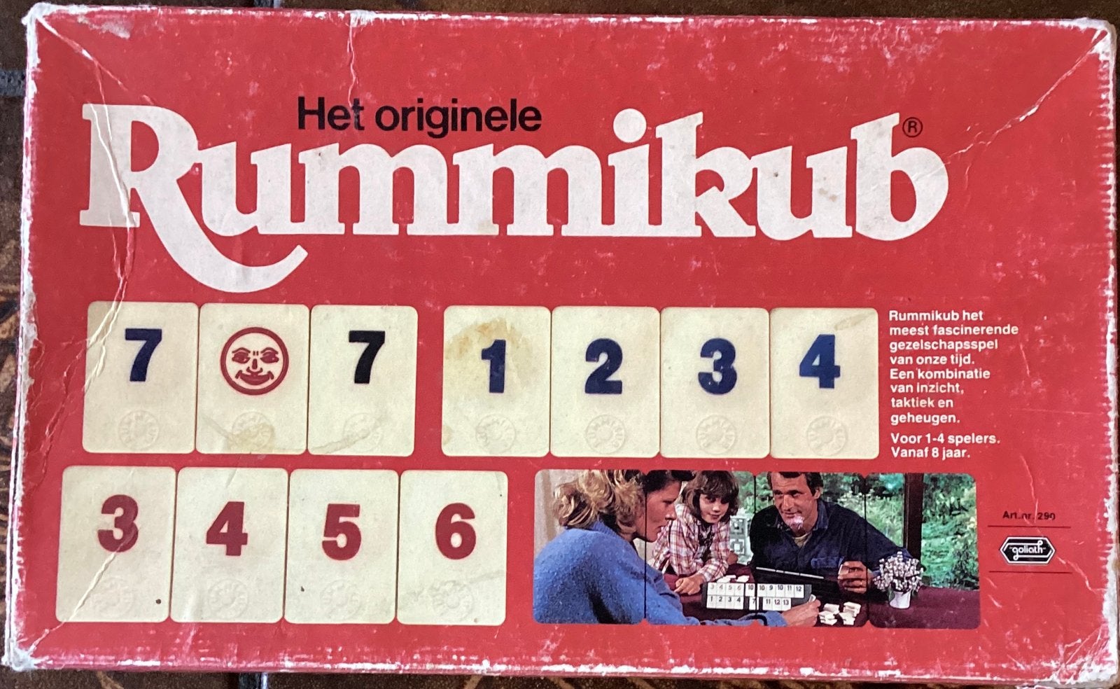 Compleet vintage Rummicub spelletje met kleine stenen, Ophalen of Verzenden