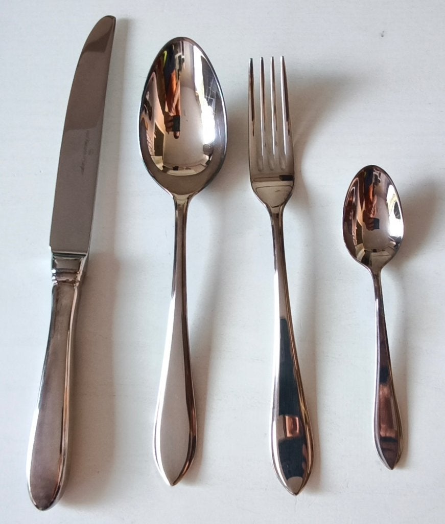 Keltum "Haags Lofje" silver-plated cutlery Netherlands, 100, Keltum, Bestekset, Overige typen, Nieuw