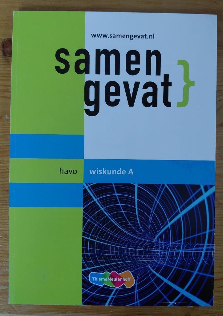 Samengevat Wiskunde A HAVO, Boeken, Wiskunde A, Ophalen of Verzenden, Zo goed als nieuw, HAVO