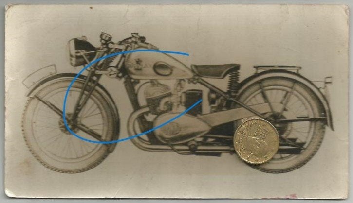 Tornax motor fotokaart jaren 30, Verzamelen, Foto's en Prenten, Verzenden, Foto, Zo goed als nieuw, Voor 1940