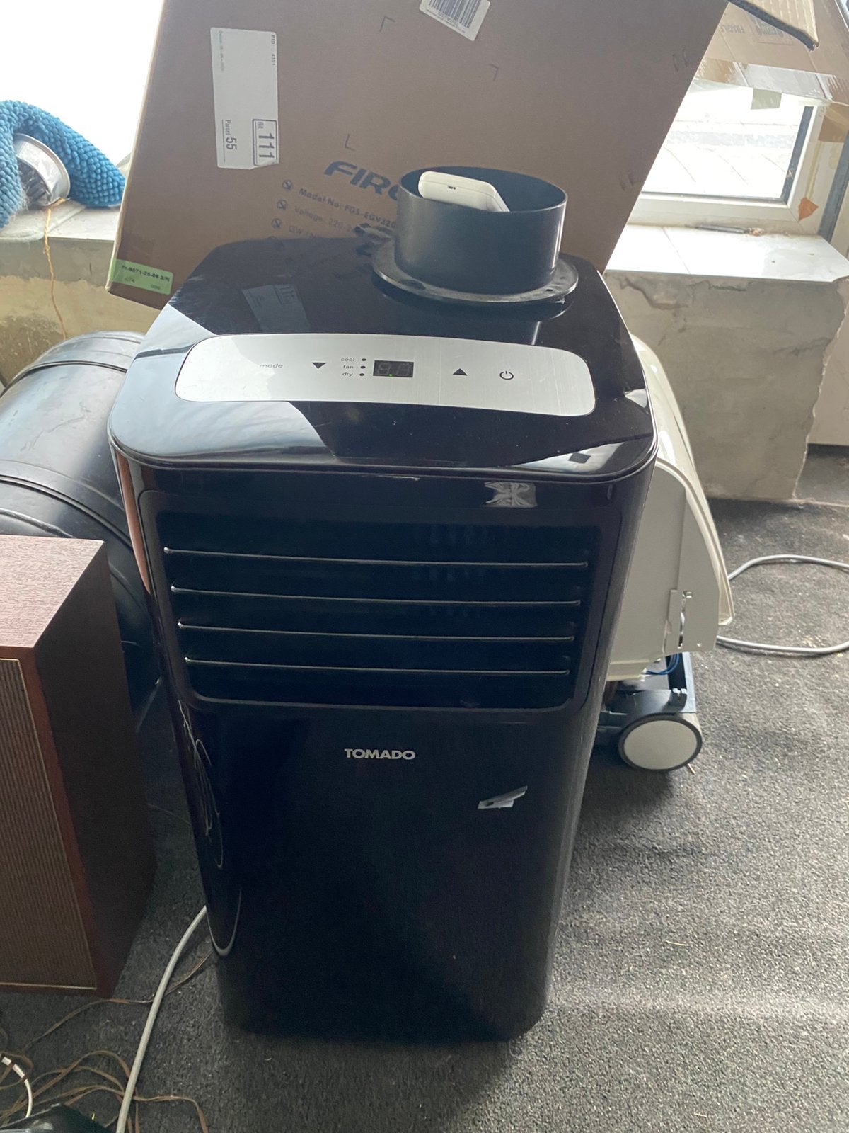 Tomado mobiele airco, Witgoed en Apparatuur, Airco's, Minder dan 60 m³, 3 snelheden of meer, Ophalen of Verzenden, Zo goed als nieuw