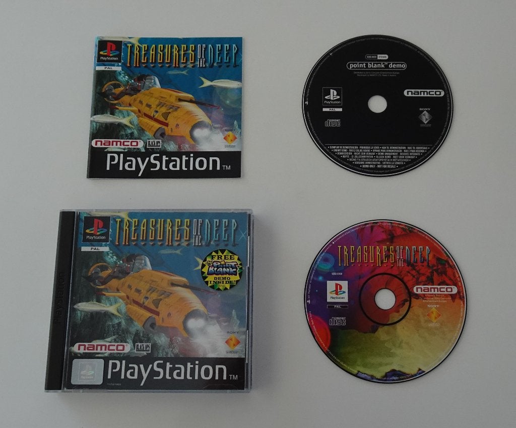 Treasures Of The Deep compleet voor Sony PlayStation, 1 speler, Zo goed als nieuw, Vanaf 3 jaar, Ophalen
