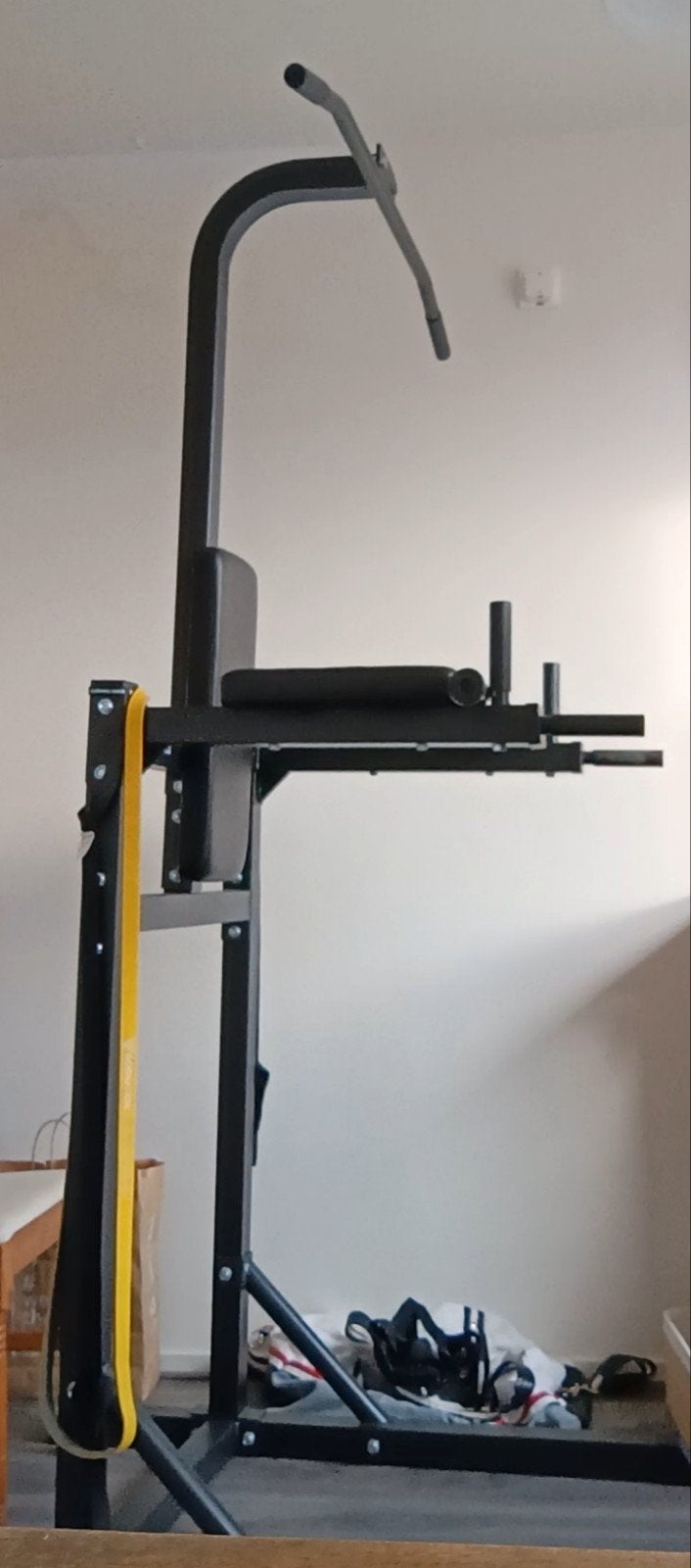 Power Tower / Optrekstation - goede staat, Sport en Fitness, Fitnessmaterialen, Ophalen, Gebruikt, Benen, Oprekstang