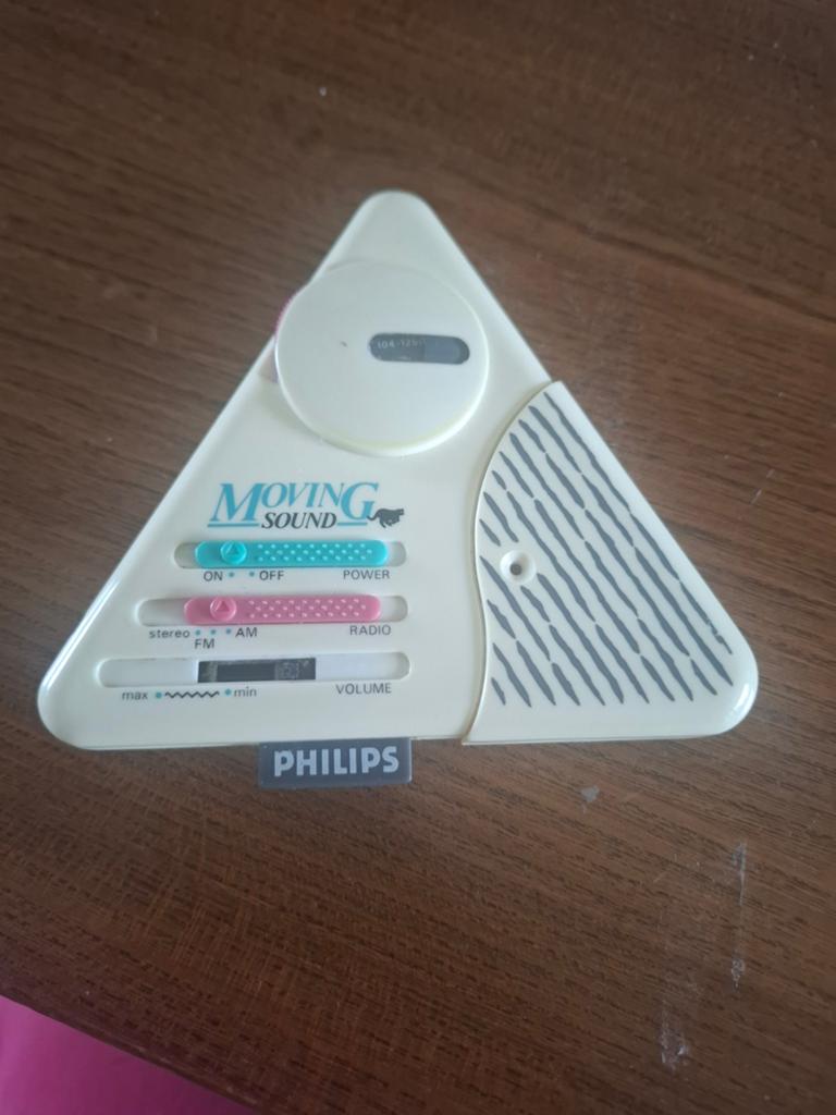 Philips Moving Sound Draagbare Radio - Vintage Design, Ophalen of Verzenden, Gebruikt, Radio