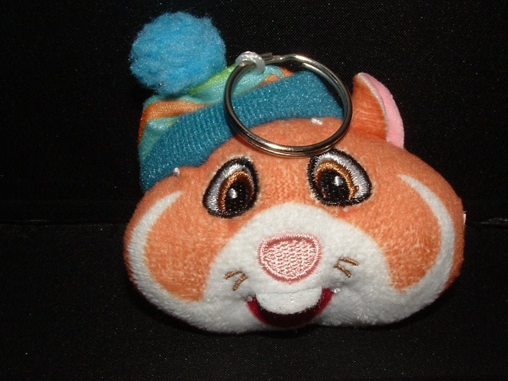 ALBERT HEIJN AH HAMSTER HOOFD SLEUTELHANGER VELOURS, Kinderen en Baby's, Speelgoed | Knuffels en Pluche, Ophalen of Verzenden