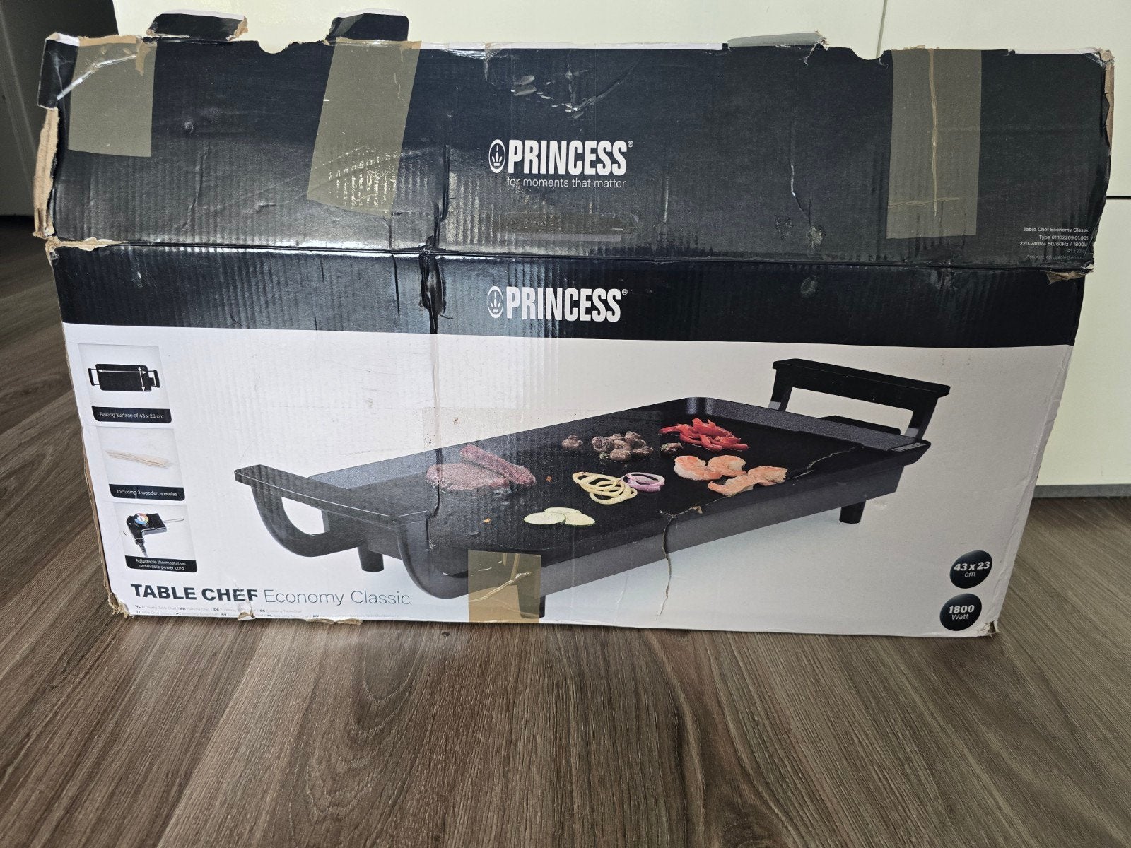 Princess Table Chef Economy Classic Grillplaat, Ophalen of Verzenden