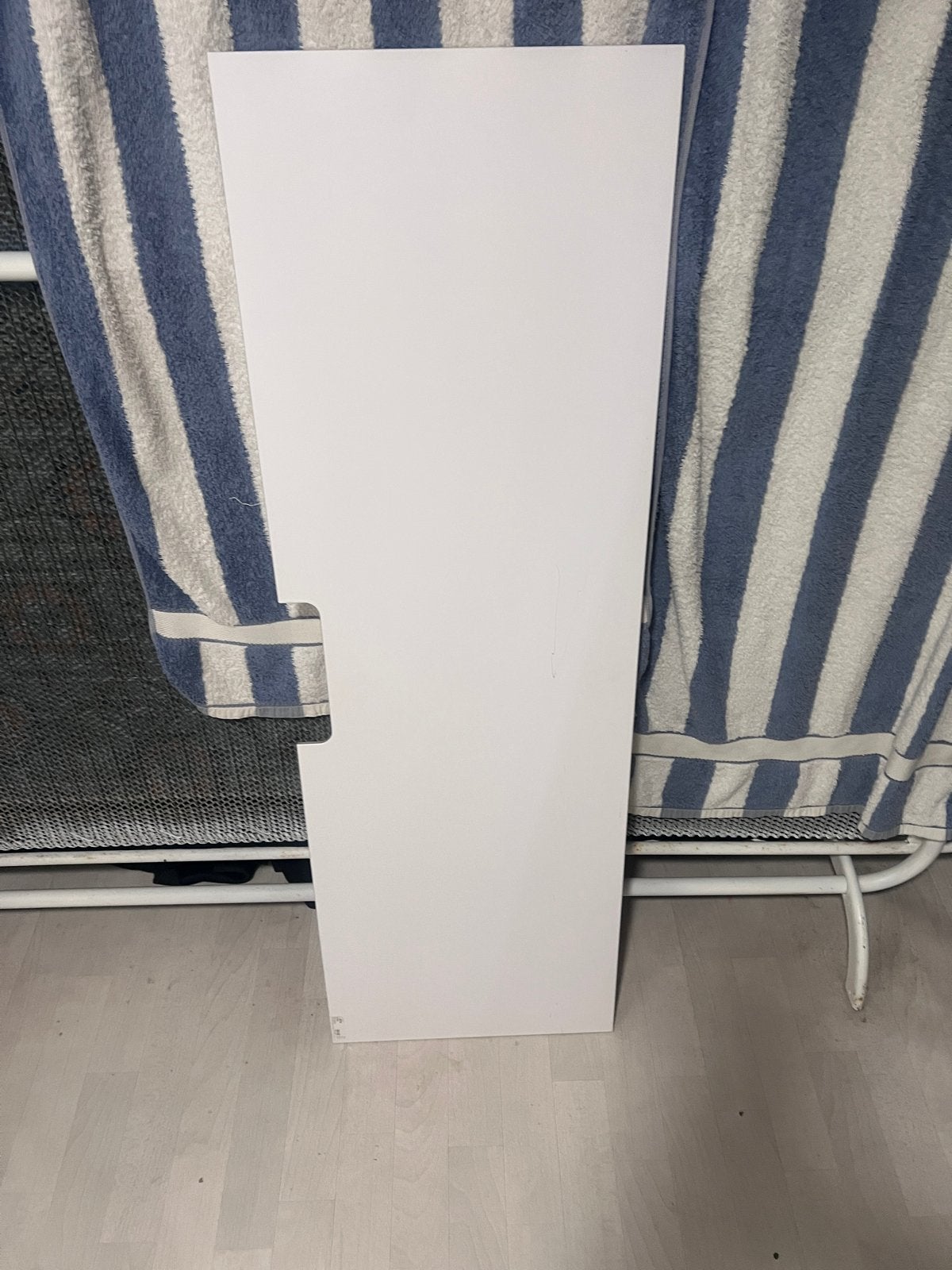 IKEA BESTÅ Bovenblad glas/wit 120x40 cm, Ophalen, Zo goed als nieuw
