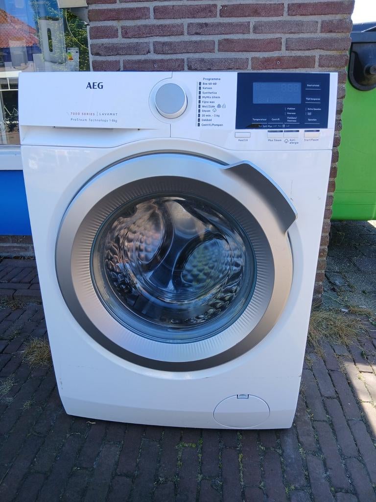 AEG LR7bremen 7000 Series ProSteam Technology 8kg Wasmachine, Witgoed en Apparatuur, Wasmachines, Ophalen, 1200 tot 1600 toeren
