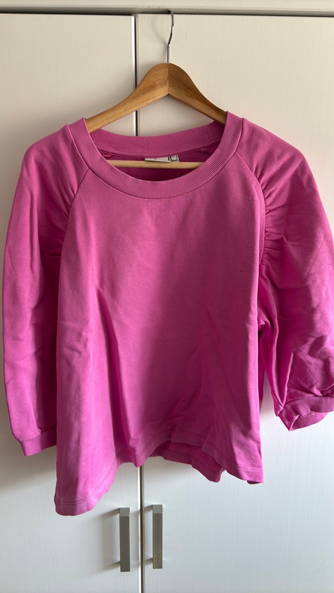 ICHI sweater roze 3/4 mouw mt XL, Ophalen of Verzenden, Zo goed als nieuw, Maat 46/48 (XL) of groter, Roze