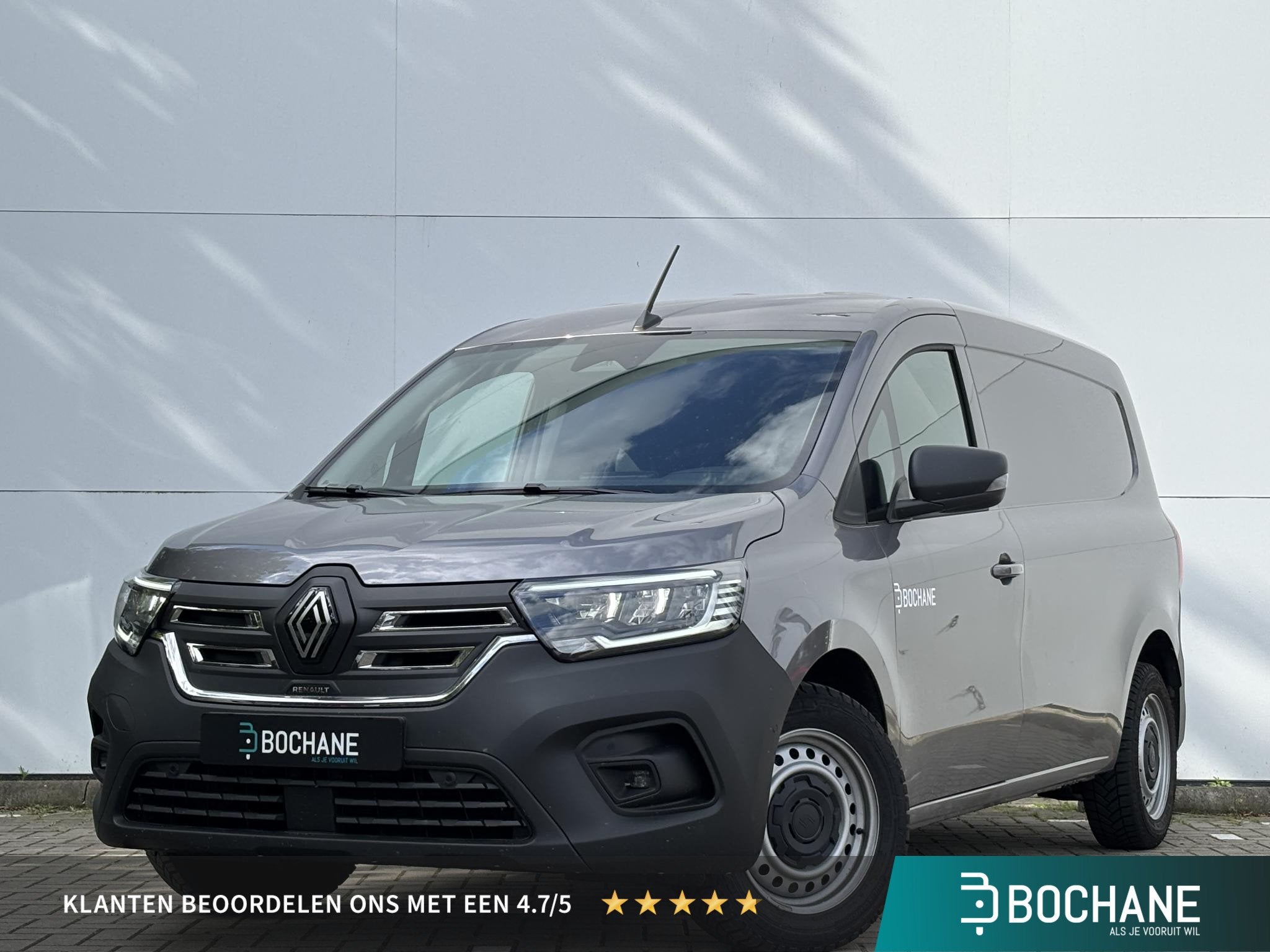 Renault Kangoo E-Tech Extra L2 44 kWh | DEMO |, Auto's, Bestelauto's, Stof, Renault, Origineel Nederlands, 2 stoelen