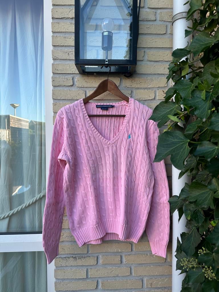 Ralph Lauren trui | roze | maat XL, Ophalen, Zo goed als nieuw, Maat 46/48 (XL) of groter, Roze