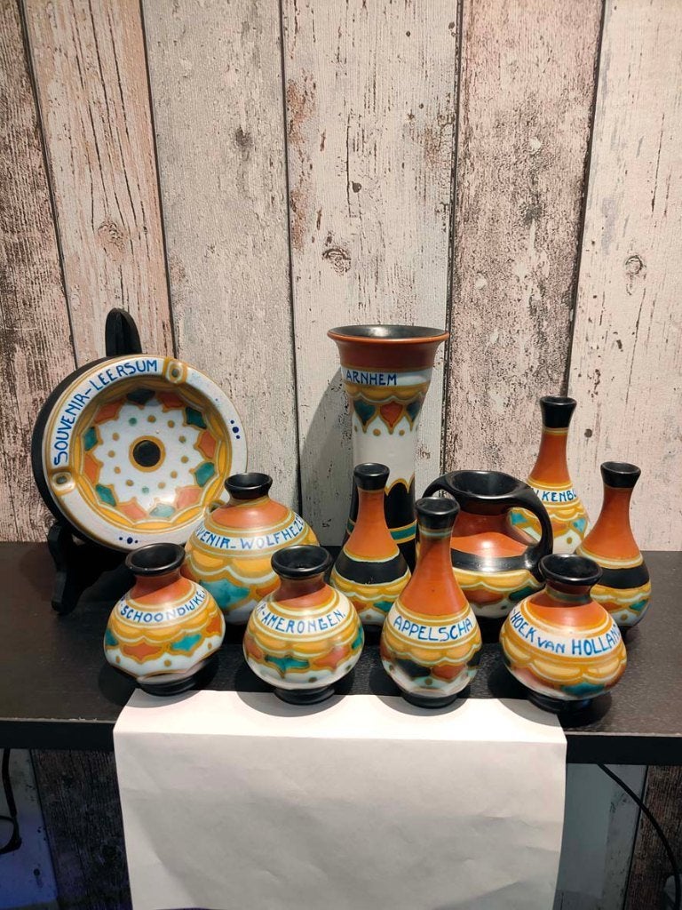 Zenith Gouda plateel set 11 stuks, Ophalen of Verzenden