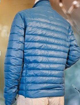 RESET 🍂 quilted jack met veer en dons vulling mt 50, Reset, Zo goed als nieuw, Verzenden, Maat 48/50 (M)