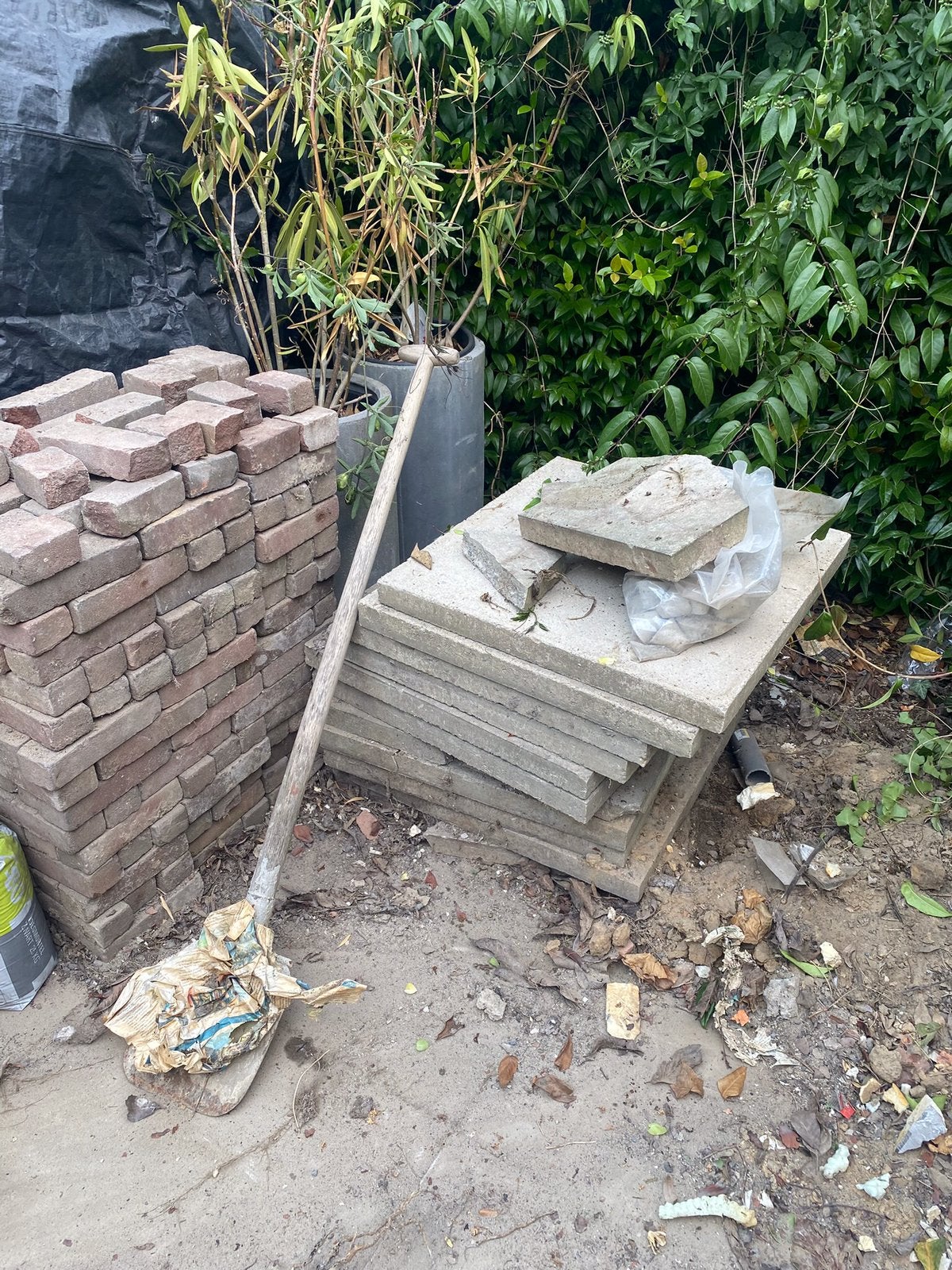 Getrommelde klinkers, Tuin en Terras, Ophalen, Gebruikt, Klinkers, Minder dan 5 m²