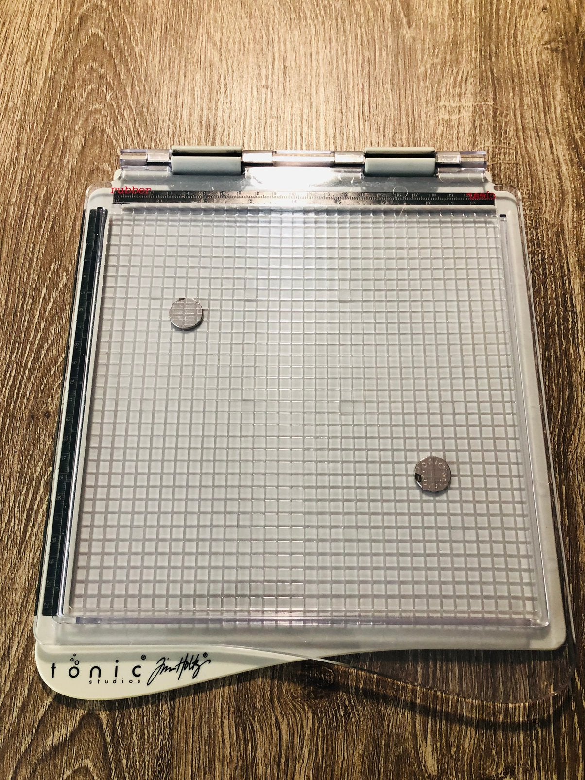 Tim holtz stamping platform stempel hulp, Ophalen of Verzenden, Zo goed als nieuw, Overige thema's, Pons of Mal