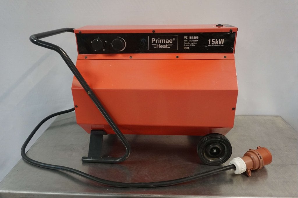 Primae heat heater werkplaatskachel kanon warmtekanon 15 kw, Doe-het-zelf en Verbouw, Verwarming en Radiatoren, 30 tot 80 cm, Gebruikt