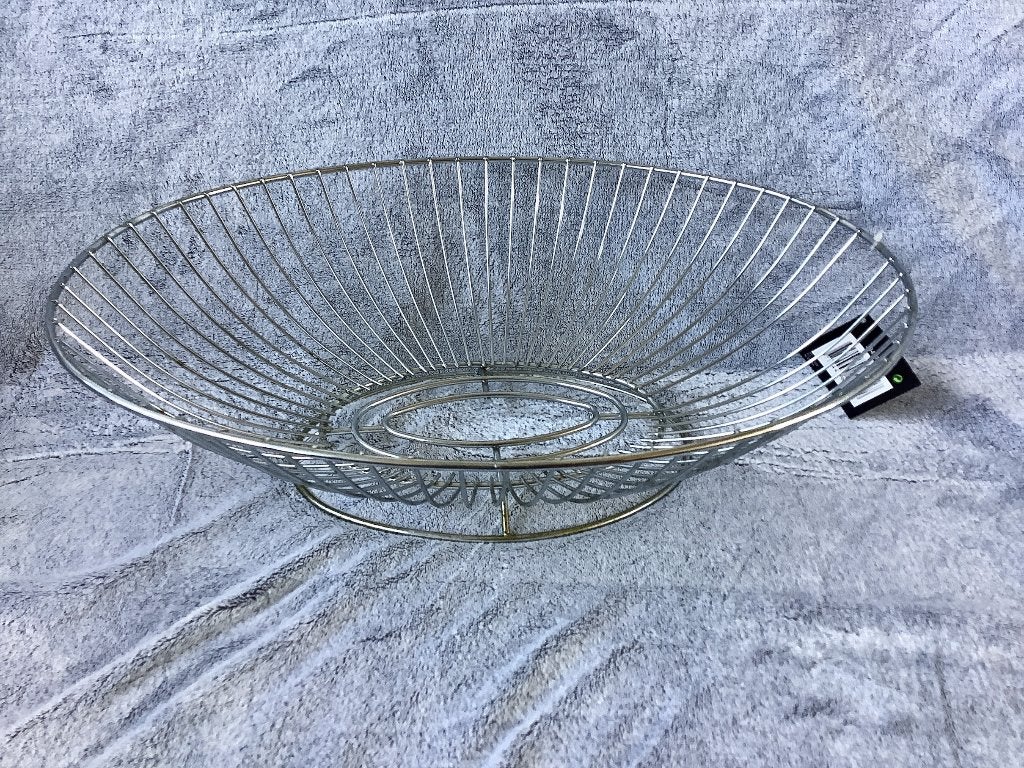 Metalen fruitschaal broodschaal Imperial Houseware NIEUW  8=, Ophalen of Verzenden, Nieuw, Ovaal, Metaal
