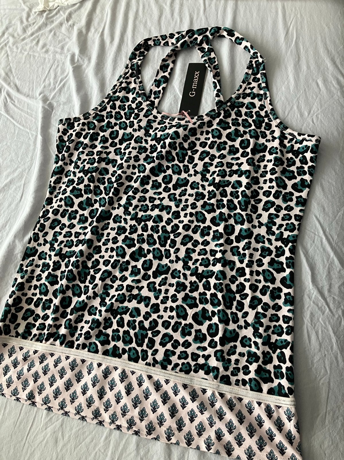 G-maxx—Leopard Print Top-hemdje  - nieuw, Meerkleurig, Maat 46/48 (XL) of groter, Nieuw, Ophalen of Verzenden