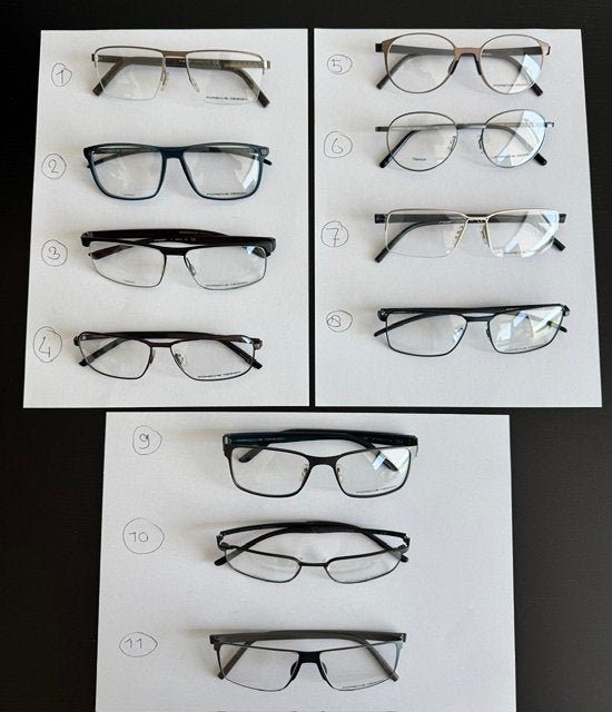 Porsche Design Bril Monturen, (nieuw en ongedragen)., Overige merken, Onlineshop@porsche.de, Overige kleuren, Nieuw