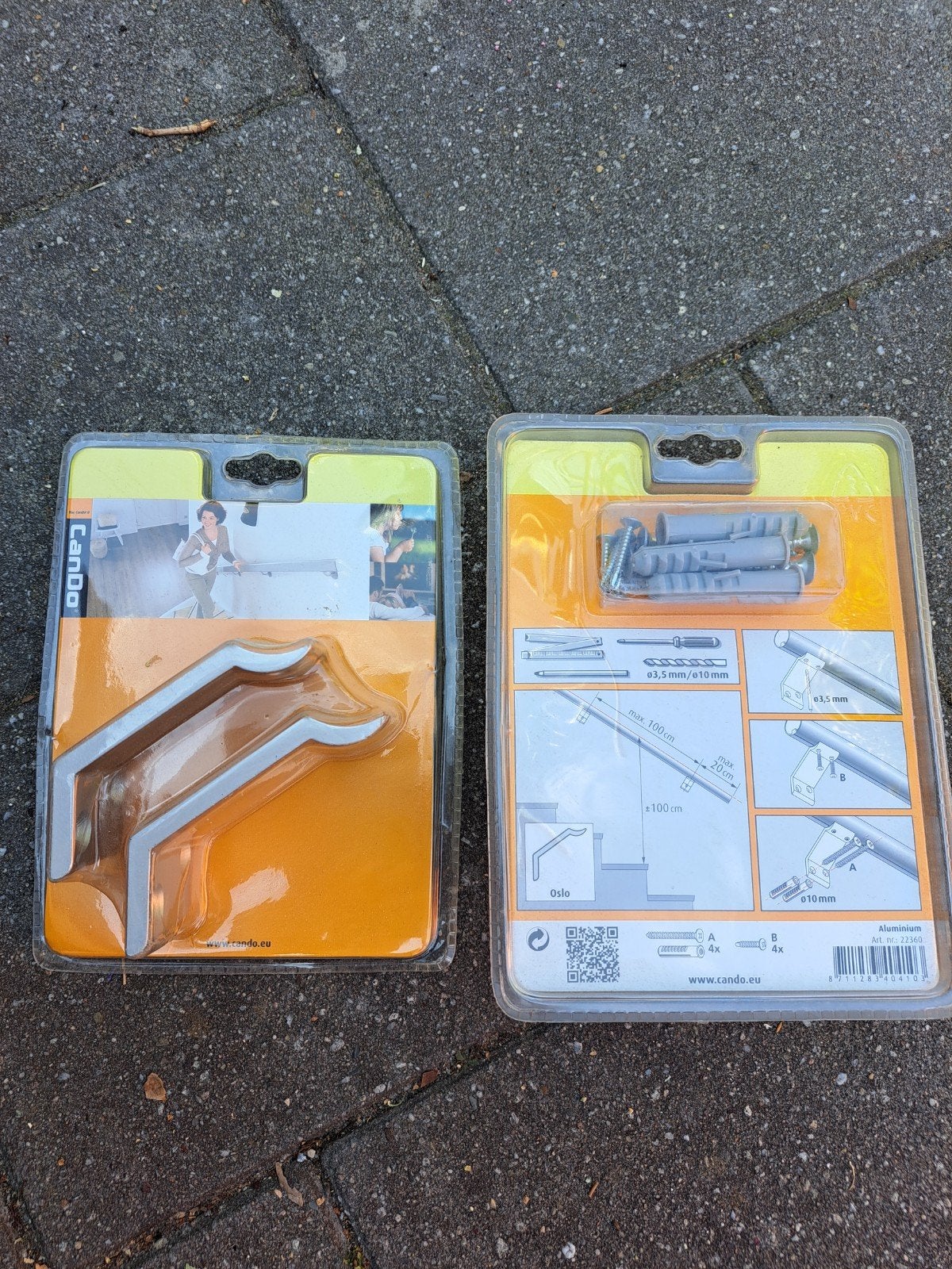 Cando Oslo leuningdragers en pluggen/schroeven, Ophalen, Overige typen, Nieuw, Minder dan 50 mm