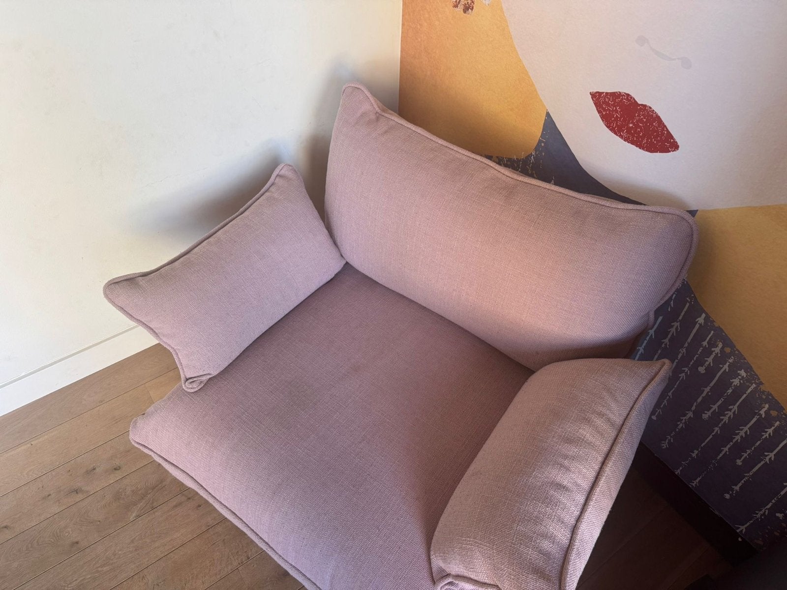 Fatboy SUMO Love Seat soft pink, Ophalen, 75 tot 100 cm, Zo goed als nieuw, 100 tot 125 cm