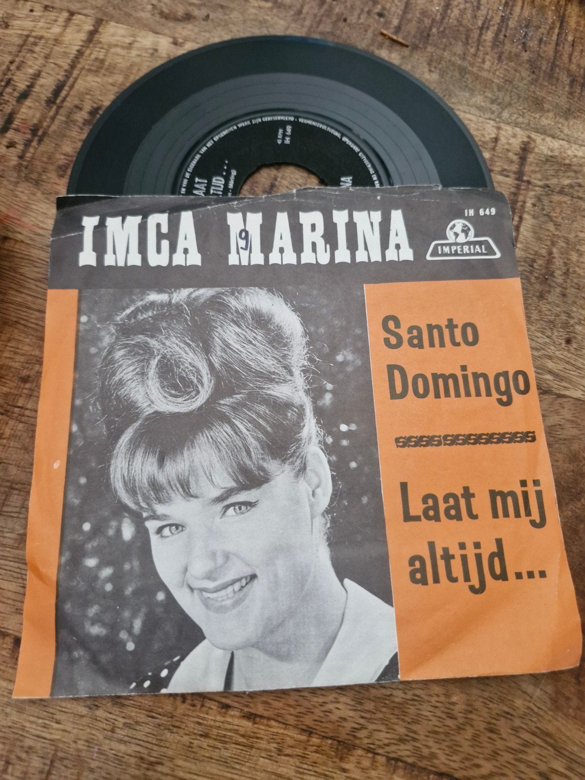 Imca Marina - Santo Domingo / Laat mij altijd... (Vinyl), Gebruikt, 7 inch, Ophalen of Verzenden, EP